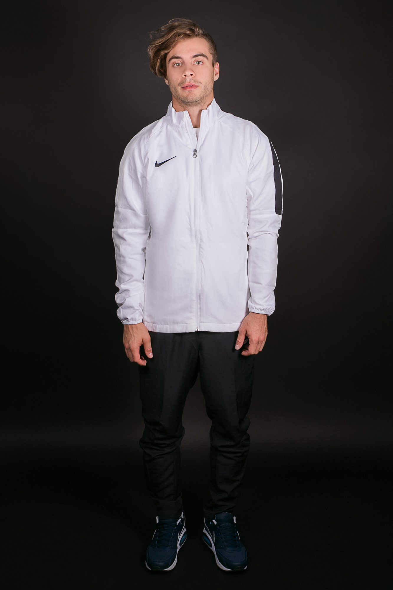 Парадный костюм M NK DRY ACDMY18 TRK SUIT W серый